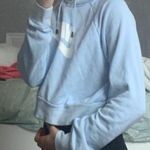 Nike  light blue cropped sweatshirt Photo 0