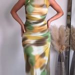 ZARA Printed Tulle Dress Photo 1