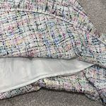 Worthington  Tweed Multicolored Pastel Speckled Mini Flared Skirt Sz 4 Petite Photo 5
