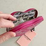 Juicy Couture  Crystal Crush Heart Zip Wristlet Clutch, Raspberry Tart Photo 10