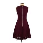 Ted Baker NWT Verony in Oxblood Embroidered Skater Dress 1 / US 4 Photo 9