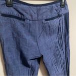 Veronica Beard  Silk Blend Cuffed Jogger Blue- Size 0 Photo 6