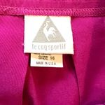 le coq sportif Skirt Womens Size 16 Pink Fuschia Pleats Preppy Side Zip Short Photo 1