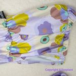 New! Set! Beth Richards Delrey‎ Bikini Top and bottom, 70’s floral bikini, XS Purple Photo 9
