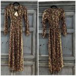 Doen Charleston midi dress green floraL NEW Size XS Photo 5