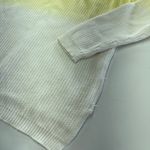 525 America Sweater Womens Small Yellow White Ombre Knit Cotton Blend Photo 8