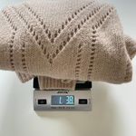 H&M  Tan Eyelet Cable Knit Pullover Sweater Sweater Medium alpaca Wool Blend Photo 9