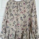 Ivanka Trump  Cream Floral Blouse Photo 8