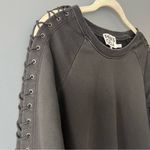 Pam & Gela Lace-Up Sweatshirt Photo 4