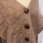 Olivaceous Brown Cropped Cardigan  Photo 2