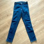 H&M NWOT  Dark Wash Bootcut Ankle Skinny Jeans 27” High Rise Cotton Blend Photo 0