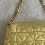 Boutique Yellow Quilted Chain Shoulder Bag Photo 8