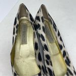 Stella McCartney  Satin Leopard Print Wedges Size 36.5 6 Photo 7