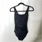 Athleta Aqualuxe Wide Strap Square One Piece Black SIZE XXS -861 Photo 9