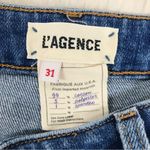 L'Agence L’AGENCE Bell High Rise Flare Jeans High Waist Slim Fit Medium Wash Size 31 Photo 6