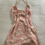 ZARA pink floral mini dress Photo 0