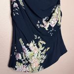 Majorelle  Strapless Navy Floral Mini Dress. Size L Photo 3