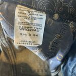 Wrangler  dark wash embroidered pockets jeans size 3/4 Photo 5