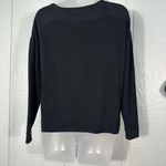 Hale Bob  Black and Blue Floral Long Sleeve Blouse Size XS EUC Photo 3