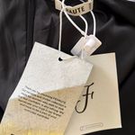 Fehaute Cowl Neck Jumpsuit Black Ruffle Detail Size 8 NWT Photo 5