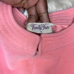 Vanity Fair  pink 3/4 sleeve 1/2 zip duster sz Medium Photo 2