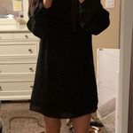 Lulus Black Puff Sleeve Dress Photo 0