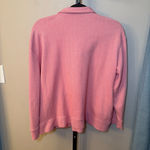 Lands' End  Knit Pullover Sweatshirt‎ Size Large (14-16) Pink Photo 2