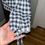 J.Crew Black and White Checkered Women's Top Photo 2