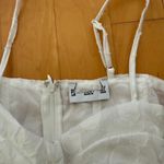 Princess Polly All Access white lace corset romper with tulle Photo 4