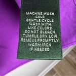 Ralph Lauren Lauren  Women’s size PL  Large Purple Roll Tab Sleeve 100% Linen Top Photo 3