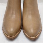 $228 Nisolo Mia Ankle Bootie Women’s 8.5 Tan Leather Western Chunky Block Heel Photo 6