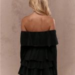 Missguided NWT  Off Shoulder Bell Sleeve Crop Top With Ruffles Photo 1