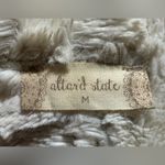 Altar'd State  Suede Faux Fur Vest brown white open front size Medium Photo 3