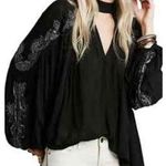 Free People | Sweet Fantasy Beaded Boho Flowy Beaded Top | Size Small Photo 1