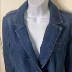 Route 66 -  blue blazer size large in jean material Photo 1