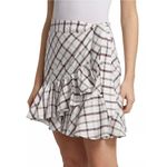 Veronica Beard Memphis Ruffle Plaid Mini Skirt Photo 4