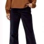 Babaton  Aritzia Cole High Rise Flare Corduroy Black Trouser Size 4 Photo 0