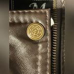 M Collection leather jacket size Large Brown Photo 8