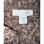 J.Jill  XS Petite Mock Neck Cable Knit Sweater Brown Marled Long Sleeve Soft Photo 2