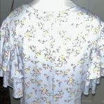 Emma & Michele  Light Blue Floral Blouse Photo 6