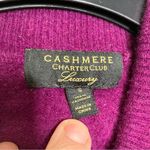 Charter Club  cashmere luxury‎ sweater size small purple Photo 2