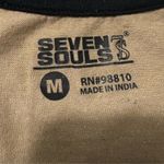 Seven Souls Anime Graphic Tee – “Never Give Up” Manga Neon Green Print – Size M Size M Photo 1