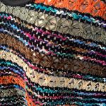 Free People  New Romantics Rainbow Crochet Top MD Photo 7