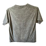 Fifth Sun Vintage Sage Green Floral Butterfly Size Small Cropped Tee Photo 1