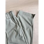 Joie  Drawstring‎ Pull On Tapered Pants Womens Large High Rise Size Medium Olive Photo 3