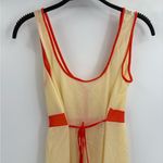 Vintage y2k sears 60s sheer nightgown yellow trim retro 70s dress 32 Photo 7