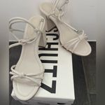 Schutz NWT  Kate Block Sandals shoes sandal Pearl size 7.5 Photo 1