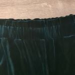 Allegra K  green velour pants size small Photo 1