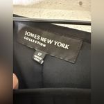 Jones New York Black Pleated Midi Maxi Skirt Size 12 Photo 2