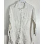 4TH & RECKLESS Button Down Shirt in White Size Medium Photo 1